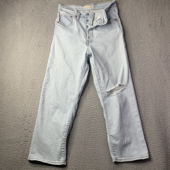 Levi's Denim - Levi's Ribcage Ankle Straight Jeans Womens Size 30x27 Button Fly